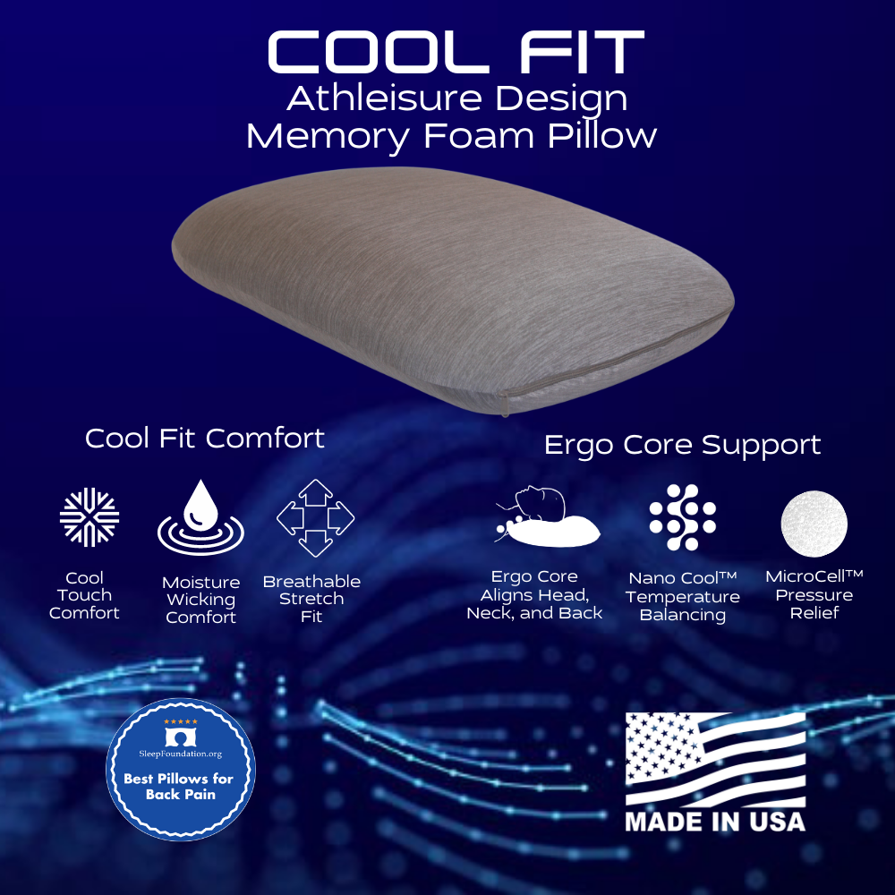 Cool Fit Memory Foam Pillow